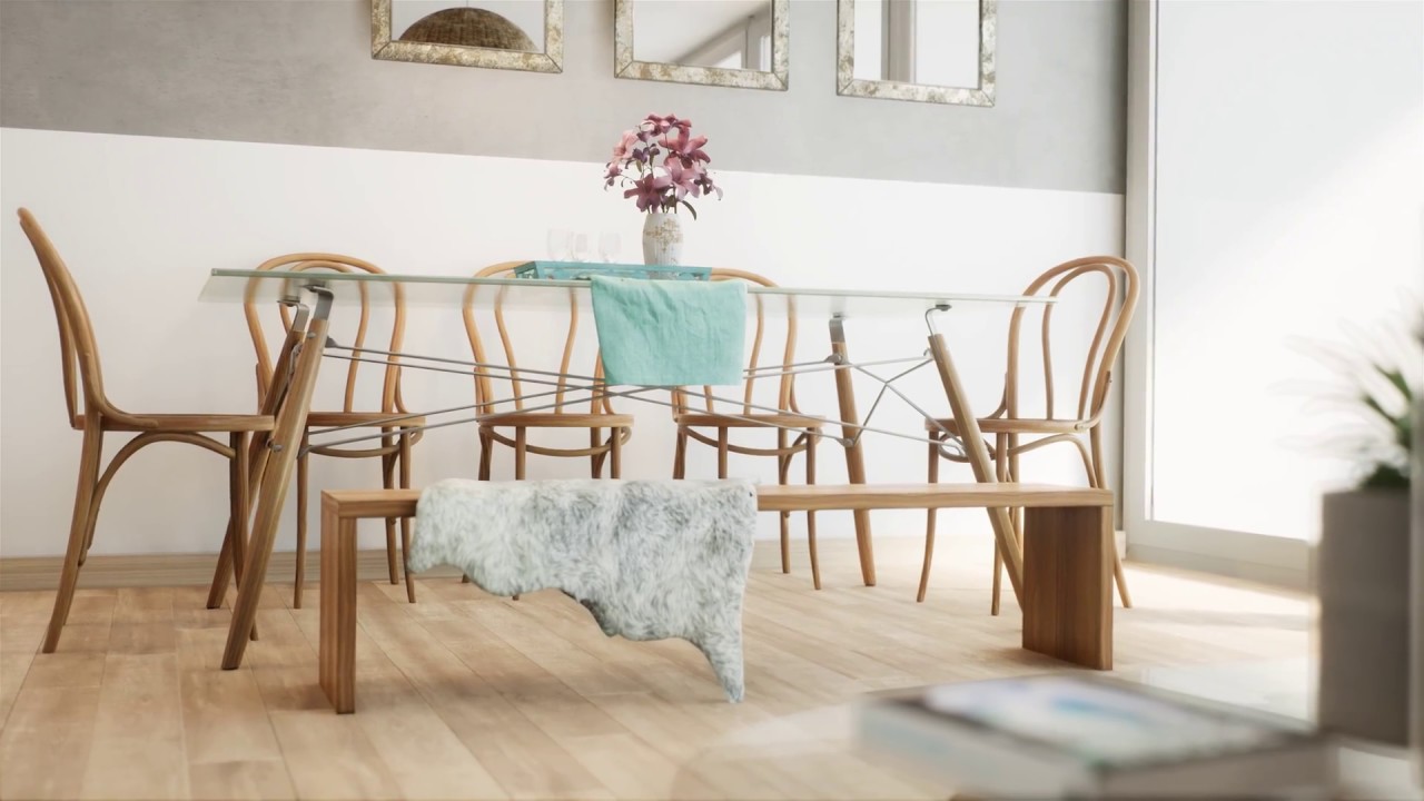 Small Apartment Tour in Unreal Engine 4 - Closeup