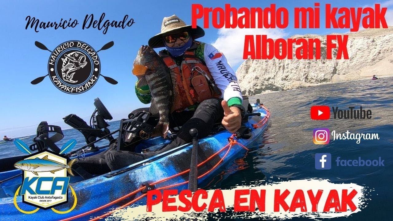 Alborán FX al agua, salida con los muchachos del club y debutando con mi Galaxy Kayak