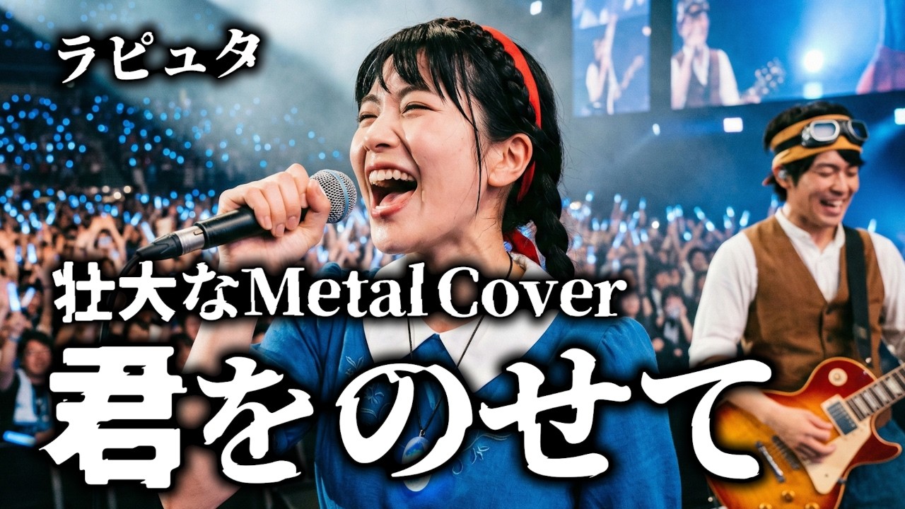 【井上あずみ】もしも「君をのせて」が壮大なメタルだったら/AI METALカバー