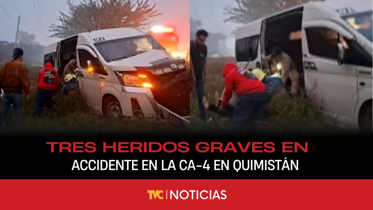 Tres heridos graves en accidente en la CA-4 en Quimistán