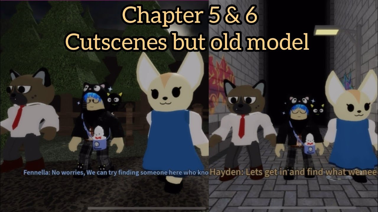 Roblox Melody - Chapter 5 & 6 Cutscenes but Old model