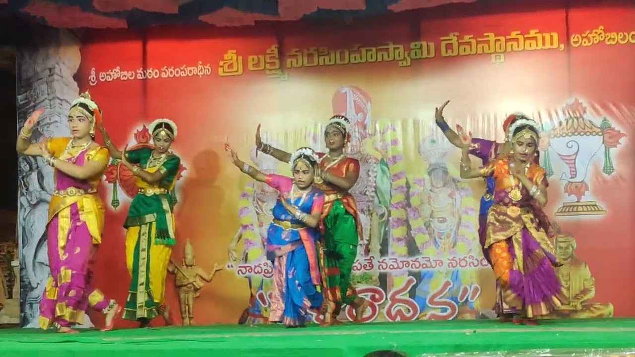 అహోబిలం బ్రహ్మోత్సవాలు కూచిపూడి డాన్స్ ,వెన్నెల,రామ కార్తీక