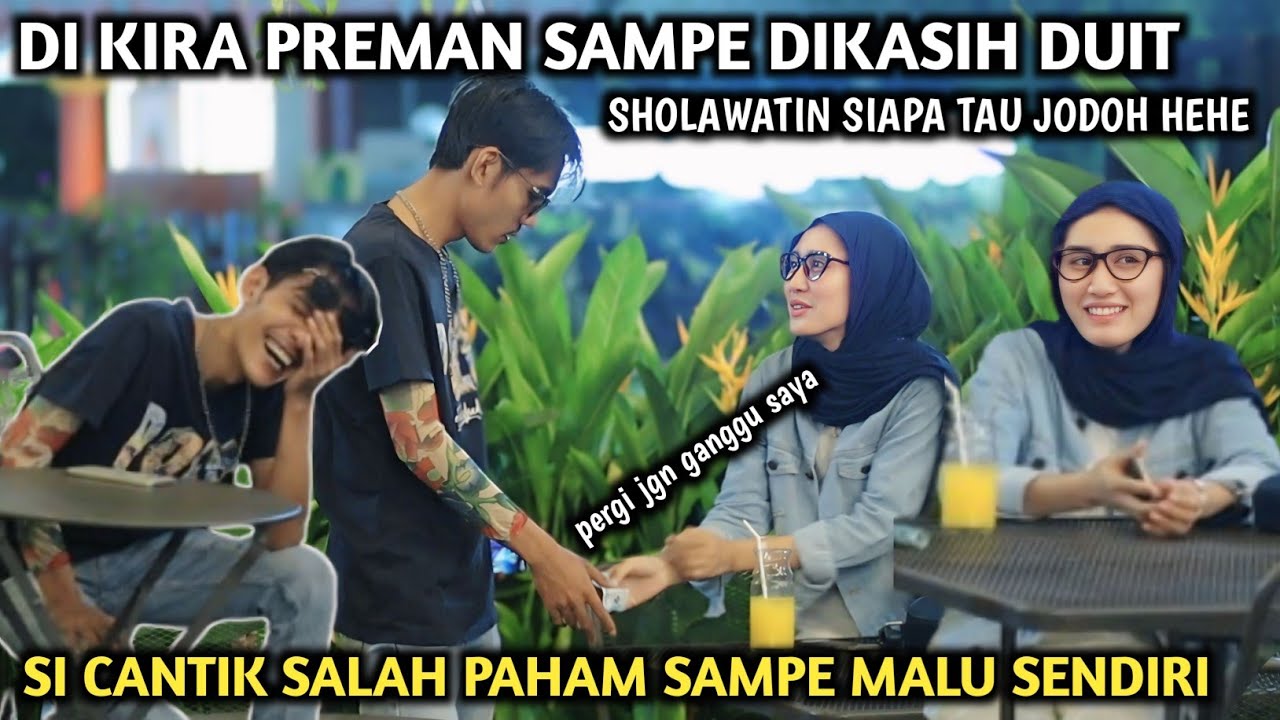 PRANK SHOLAWAT!!! DI KIRA PREMAN SAMPE NYOGOK PAKE DUIT,SETELAH DIA TAU MALAH..?
