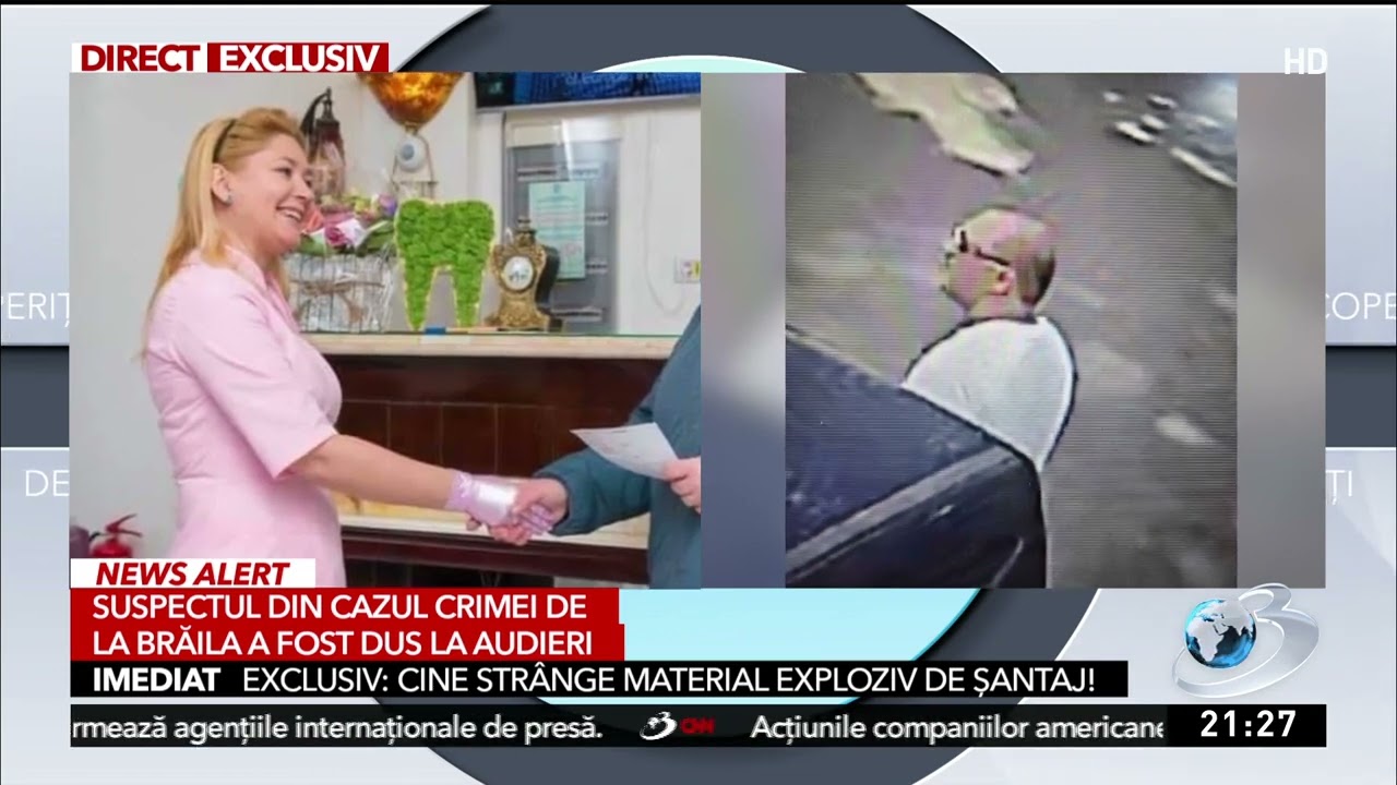 Suspectul în cazul doctoriţei din Brăila se află în faţa procurorilor