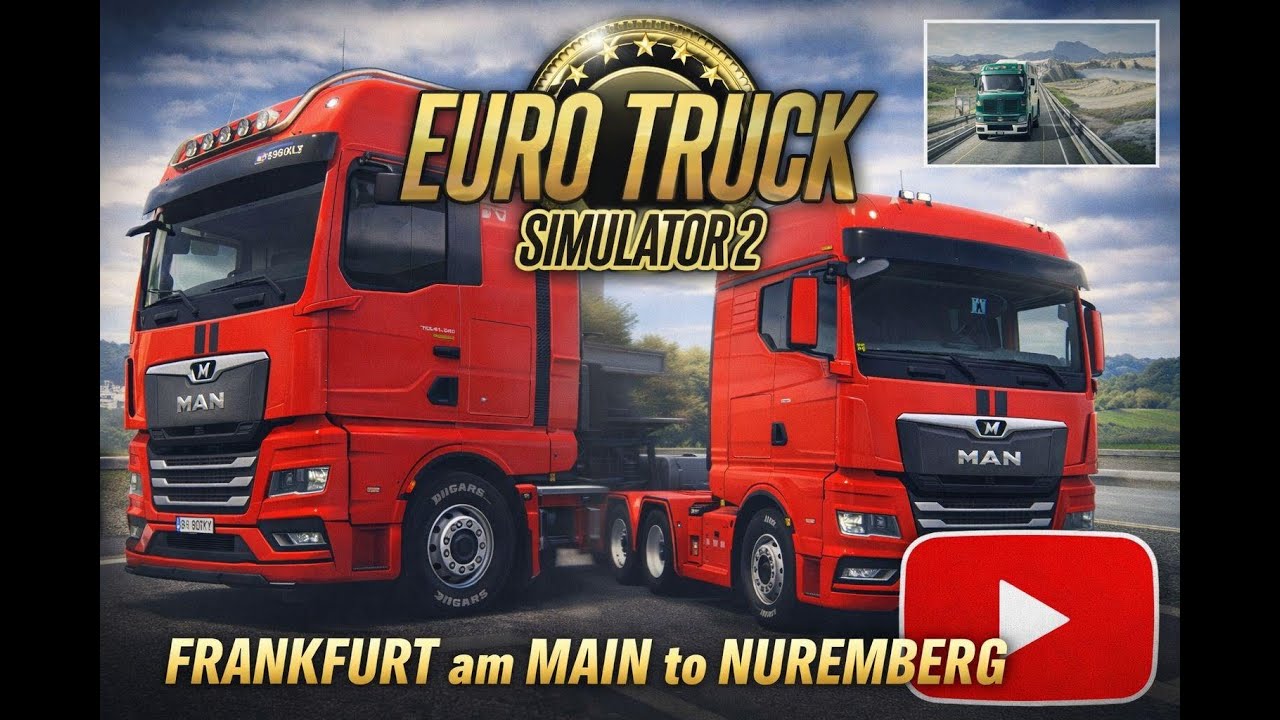 MAN TGX:  Frankfurt am Main to Numberg