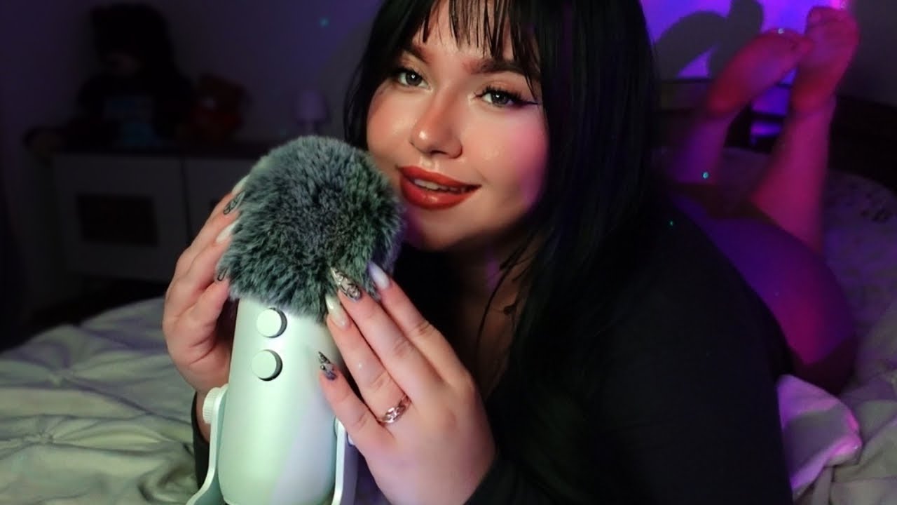 Positive affirmations ASMR ❤️‍🩹 floofy mic cover, clicky whispers