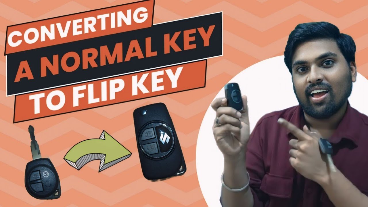 Converting a normal key to flip key  