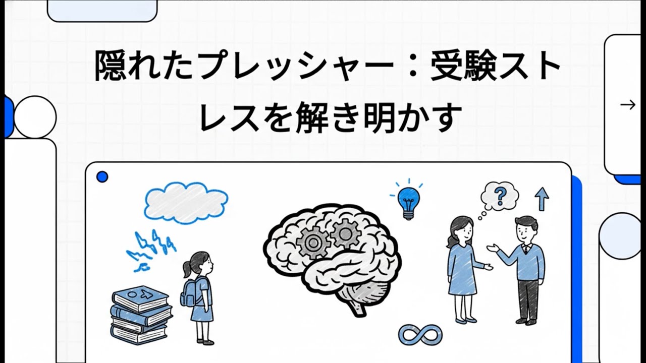 隠れたプレッシャー : 受験ストレスを解き明かす