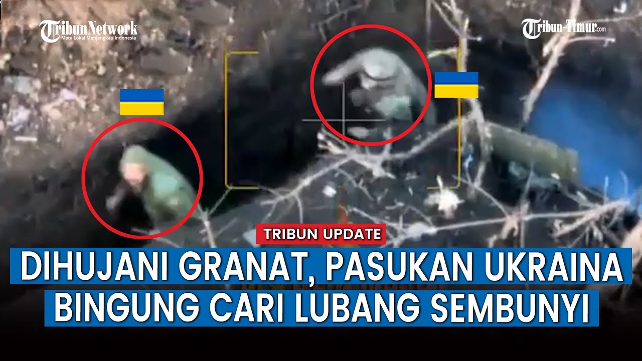 Tentara Ukraina Lari Ketakutan Dilempari Granat Rusia di Artemovsky