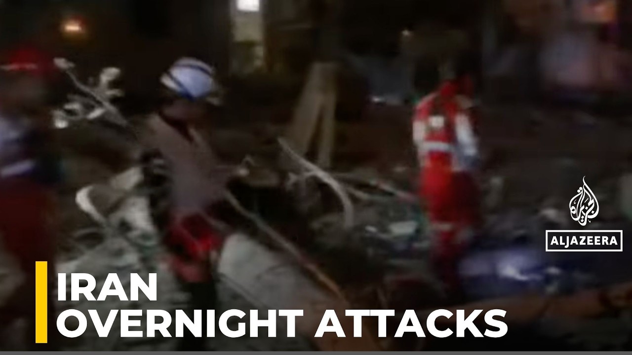 Several US and Israeli air strikes reported in Tehran overnight