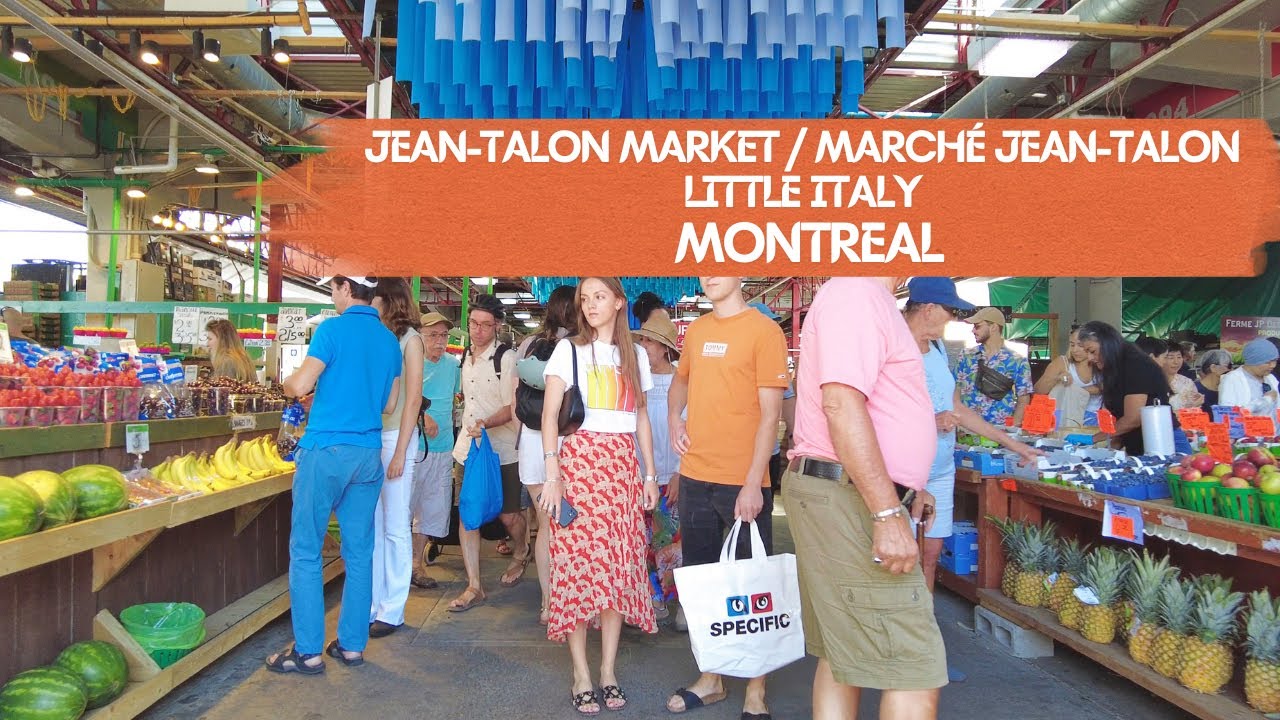 Jean Talon Market / Marché Jean-Talon: Montreal's Public Farmer's Market in Little Italy [4K]