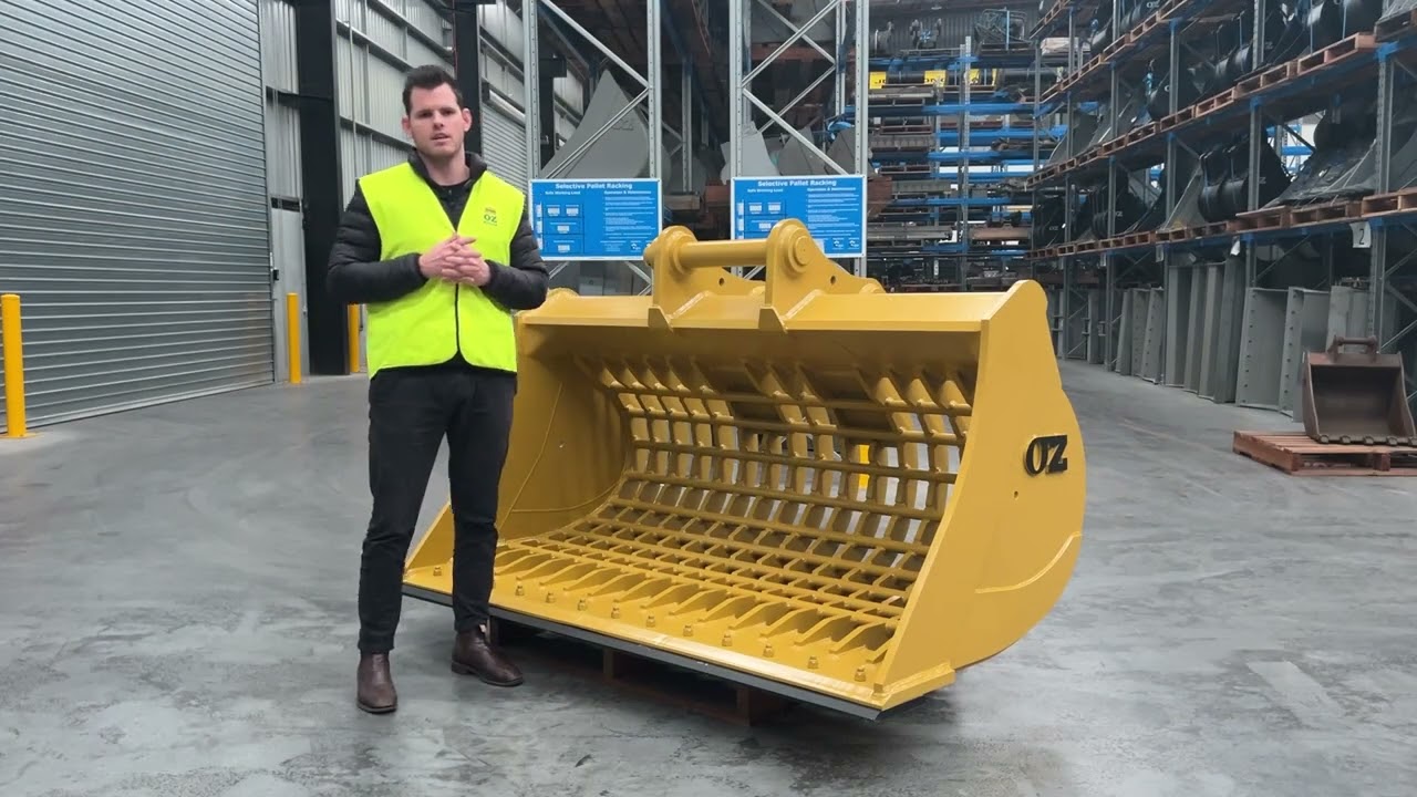 OZ Excavator Buckets Tech Talk - Sieve Bucket