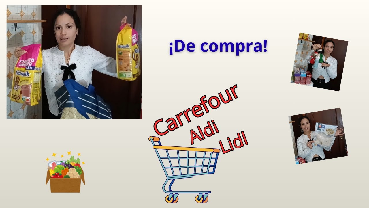 Compra Carrefour, Aldi Y Lidl # familia numerosa