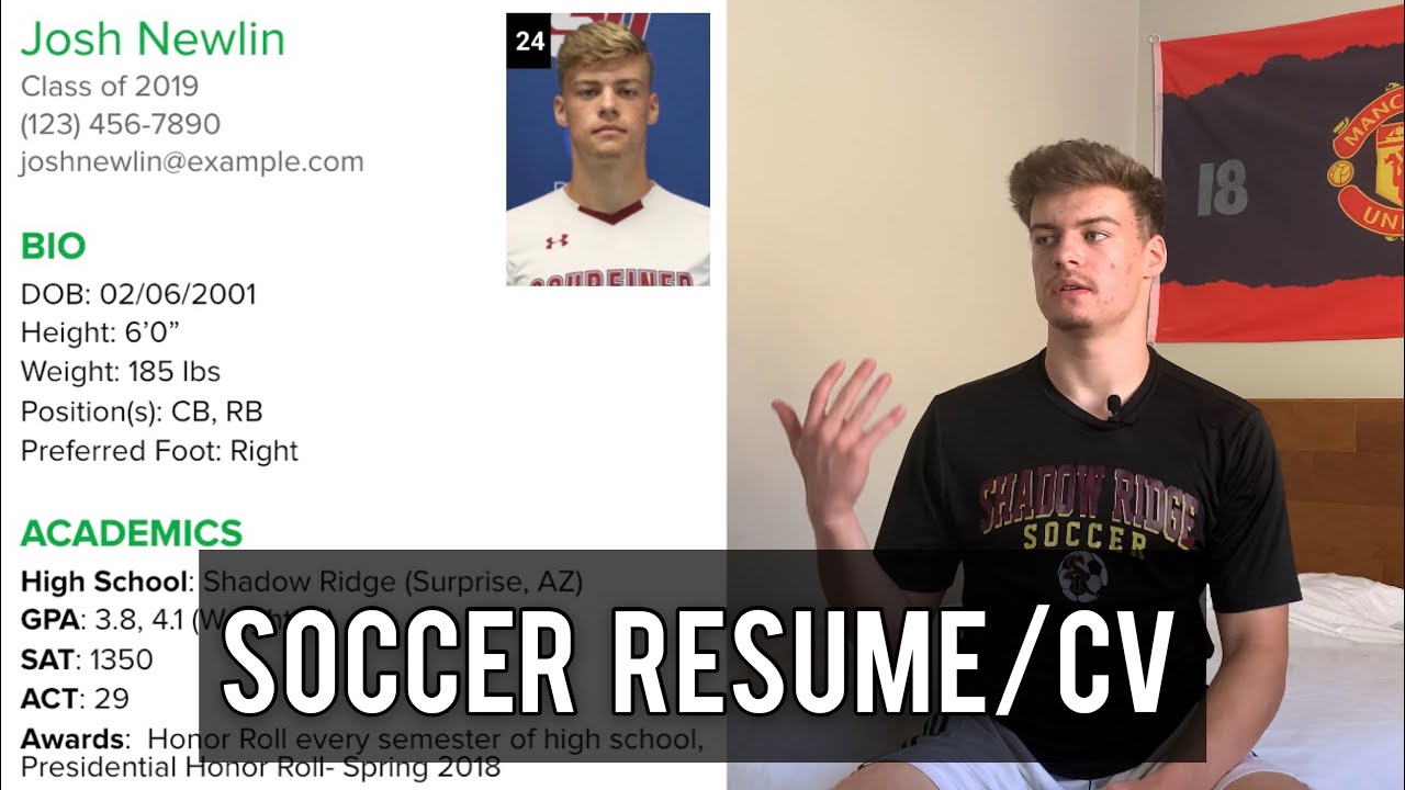 How to Make a Resume/CV for College Coaches