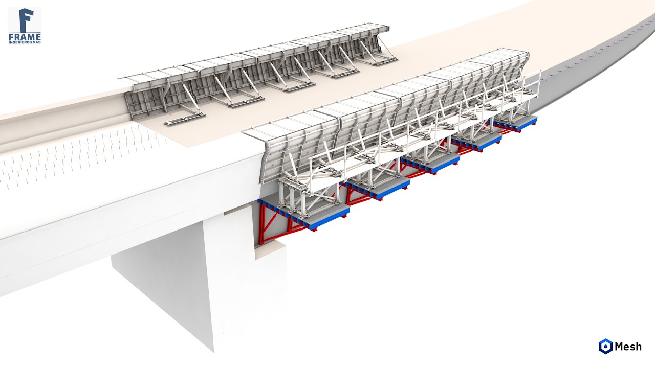 Frame Ingenieros | Metro de Bogotá: Instalación de Formaletas Walkways - Etapa