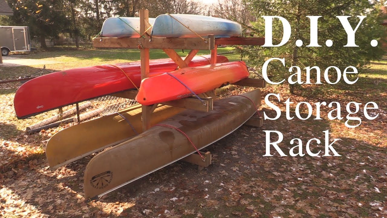 Canoe Storage Rack D.I.Y.