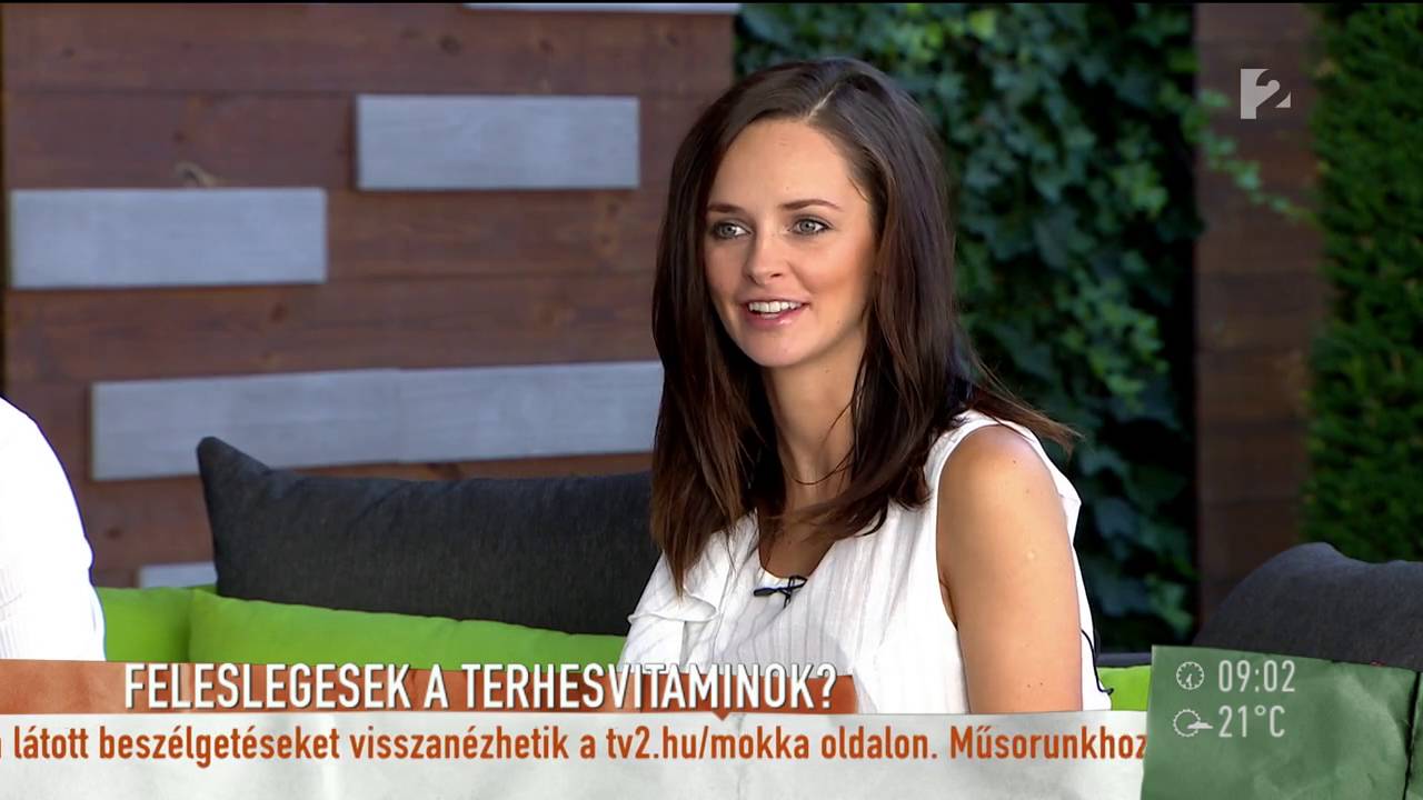 Dobó Ági hathónapos terhesen is aktív kismama! - tv2.hu/mokka
