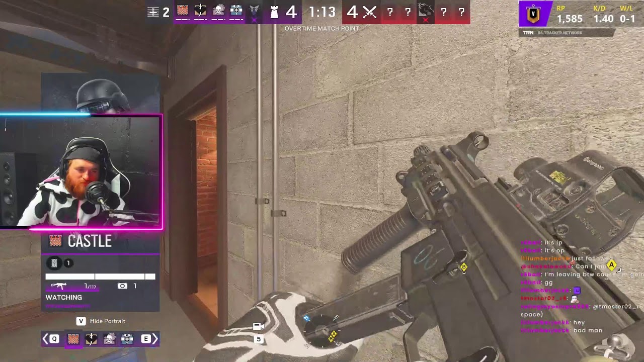 RAINBOW SIEGE SIX RANKED
