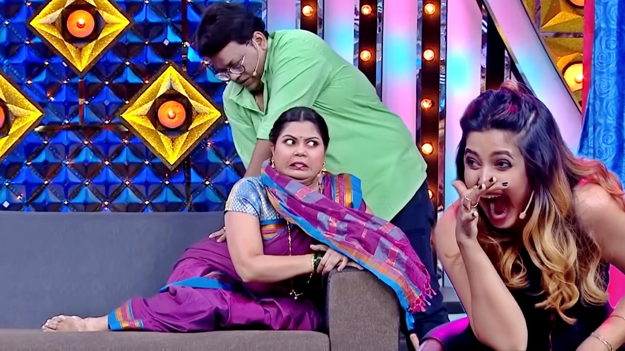 नमाने केलं सासरेभुवांच्या आत्मा येण्याचं नाटक आणि घेतली नवऱ्याकडून सेवा! - Hasya Jatra | Episode 43