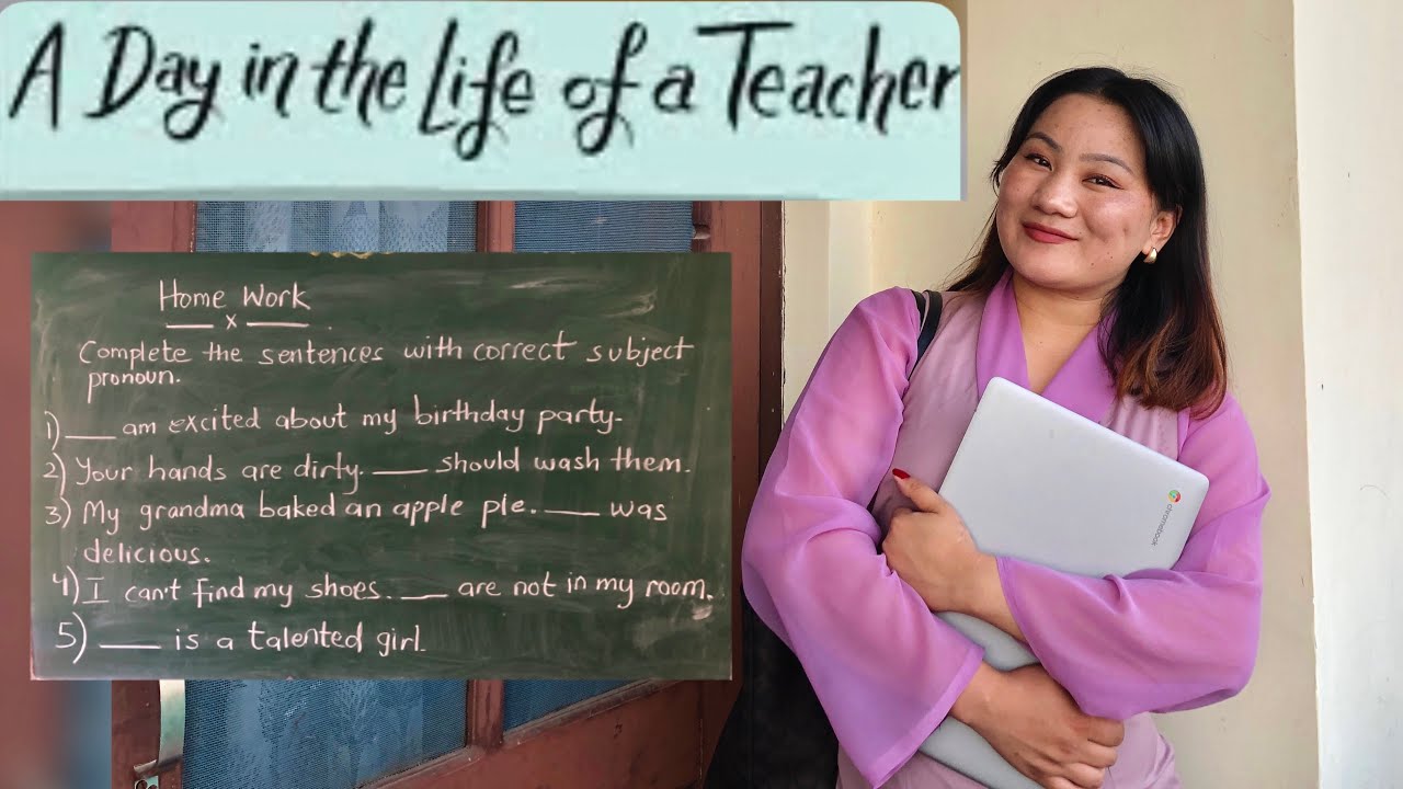 A day in my life as a Teacher 💜 || #dharamshala #tibetanvlogger