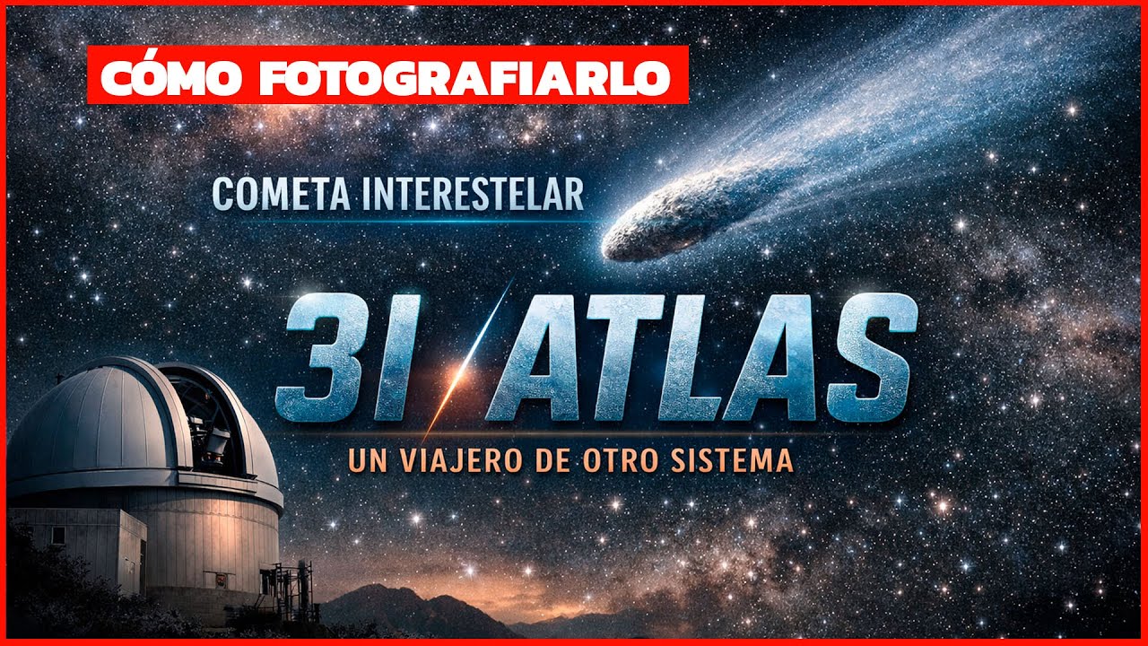 ✨ Este cometa no es de aquí: 3I/ATLAS desde mi observatorio