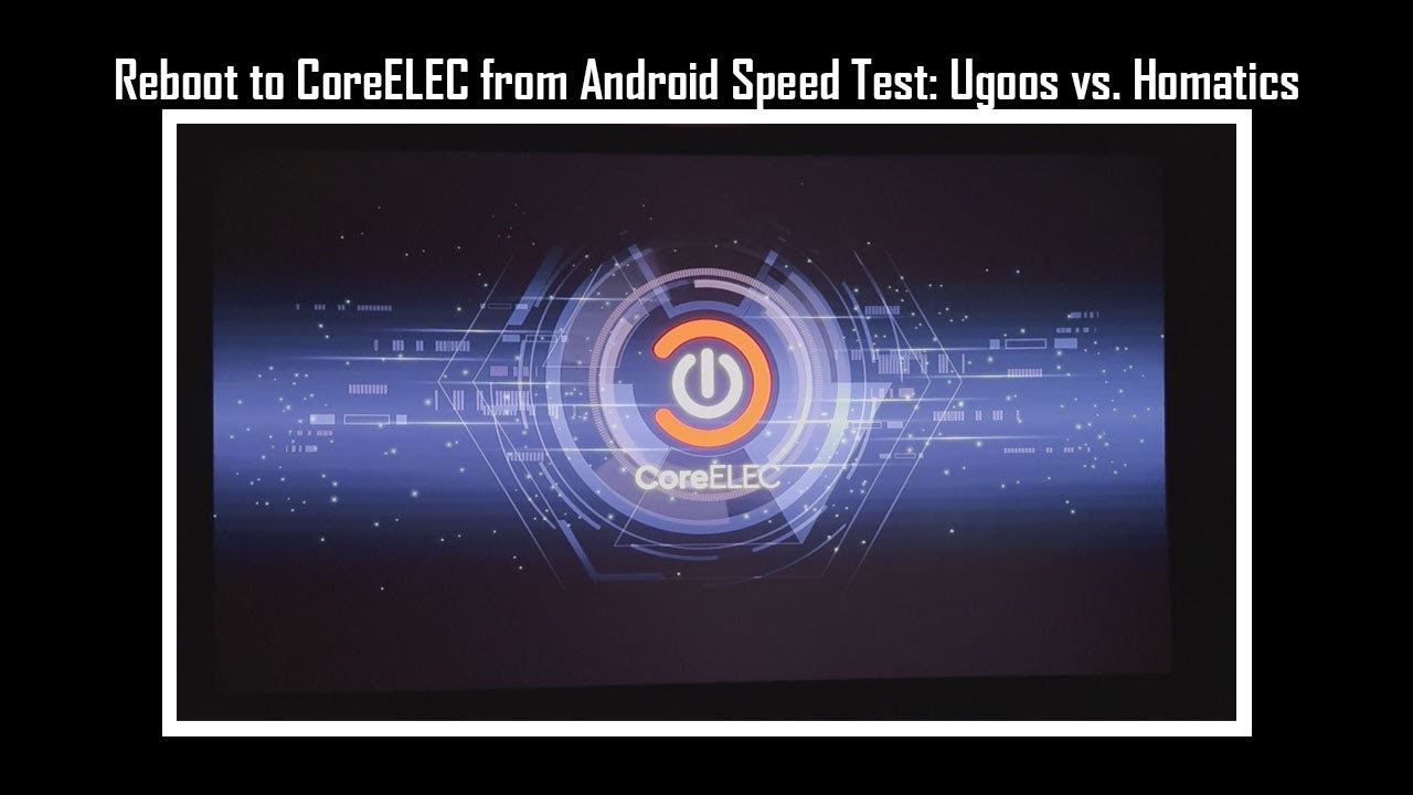 Reboot to CoreELEC Speed Test: Ugoos AM6B+ vs. Homatics Box R 4K Plus