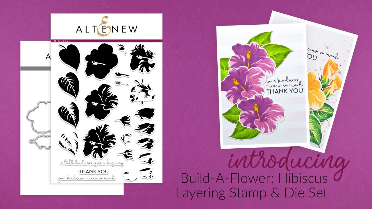 Altenew Stamp Intro - Build-A-Flower: Hibiscus