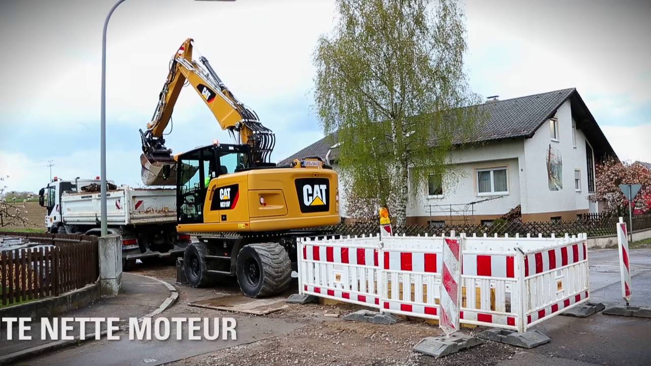 Demo Hydrauliques Sur Pneus A Rayon Court Cat&reg;  M315F & M317F