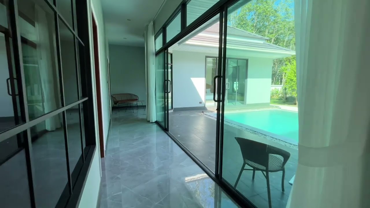 Peaceful U-shaped villa prime location 3 bedroom with private garden pool in Aonang,Krabi.