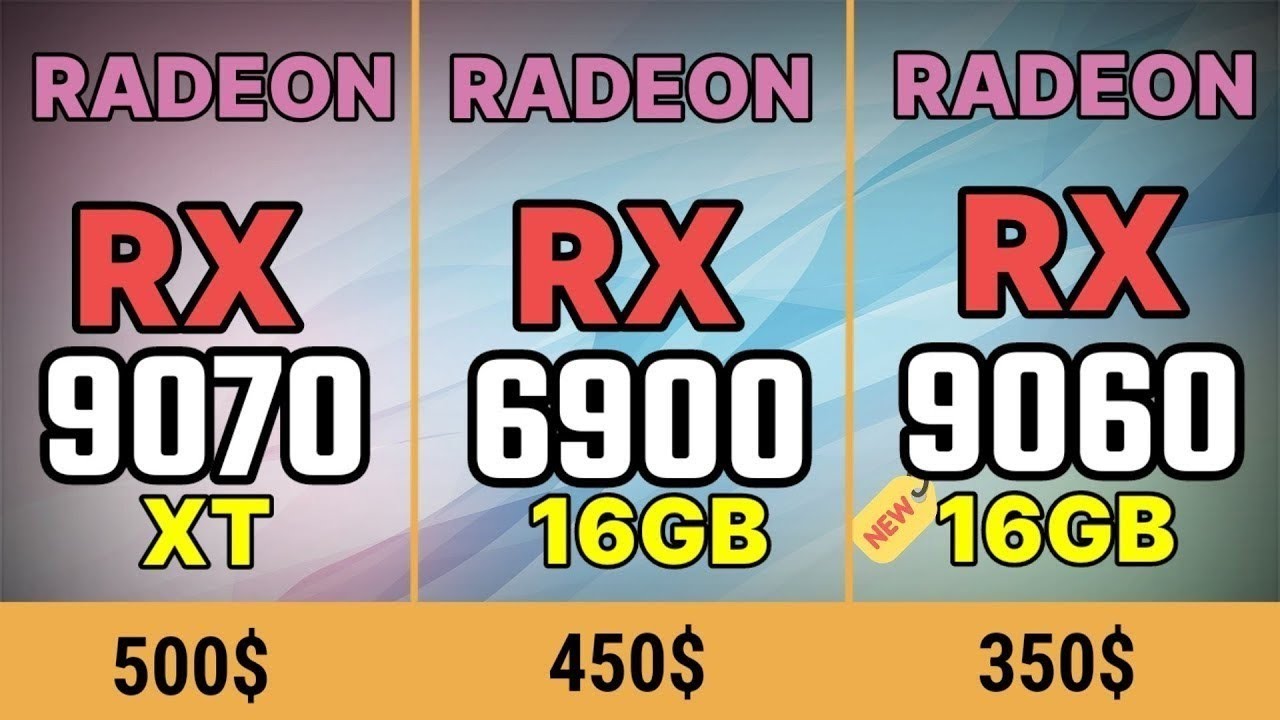 RX 9060XT VS RX 9070XT VS RX 6900XT RX 9060XT GAMİNG BENCHMARK FHD 2K. 4K + 9800X3D