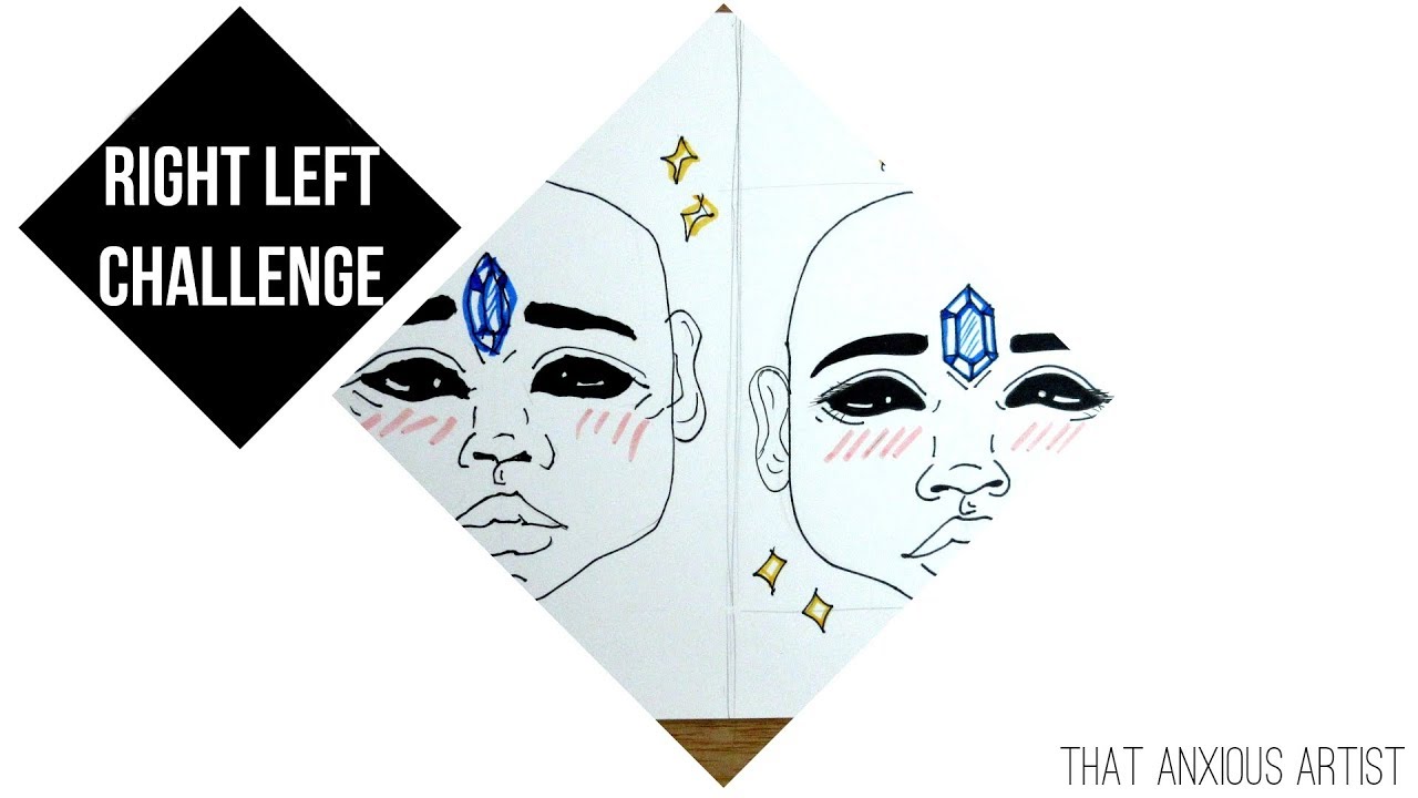 Right Hand, Left Hand Challenge│That Anxious Artist