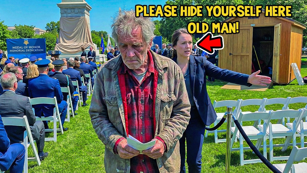 They Put the Homeless Veteran at the Back of the Memorial — Until the President Asked 'Where Is He?'