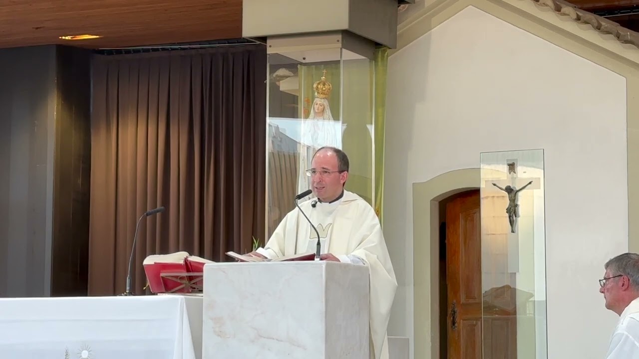HOMILÍA Y CONSAGRACION SEGUNDO DE  BACHILLERATO. PEREGRINACION FAMILIAS SEMINARIO MENOR FATIMA 2024
