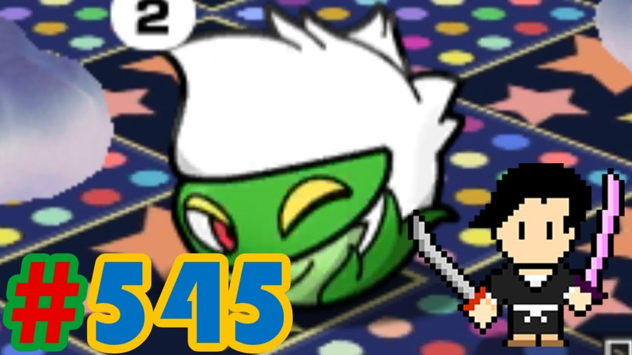 Pok&eacute;mon Shuffle #545 Winking Roserade, Honedge, Deerling Winter Form stage