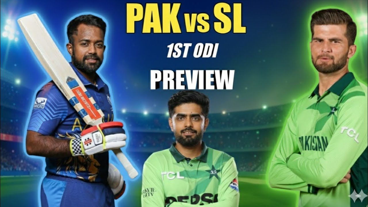 PAK vs SL 1st ODI Preview: Prediction, Playing XI (Full Analysis) | Babar Azam