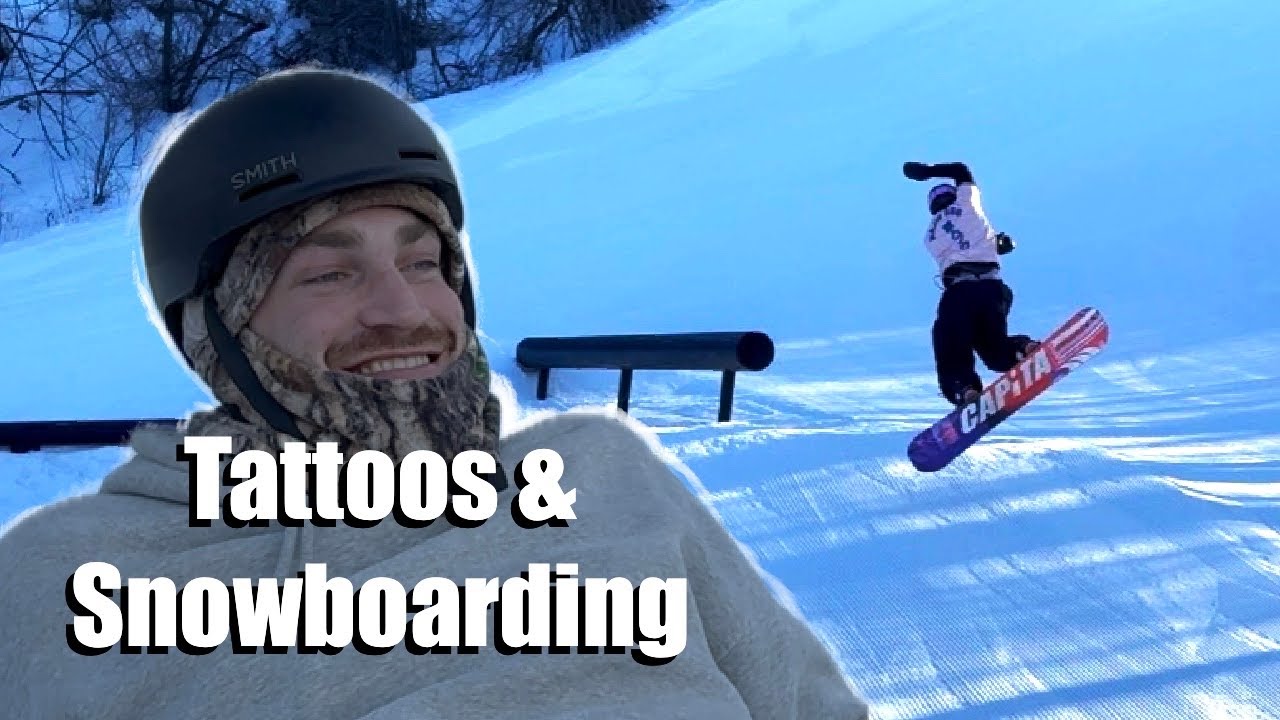 TWO TATTOO ARTISTS TRY SNOWBOARDING