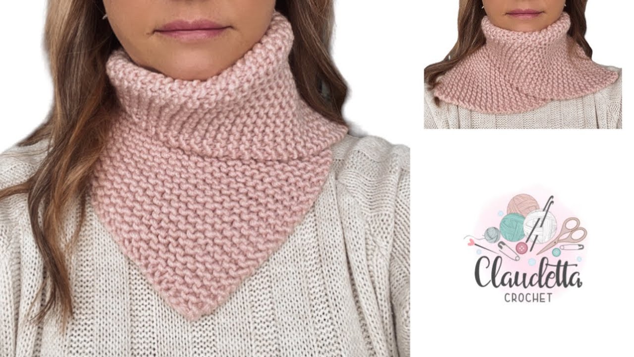 Einfachen Kragenschal Stricken / Für Anfänger 🤍