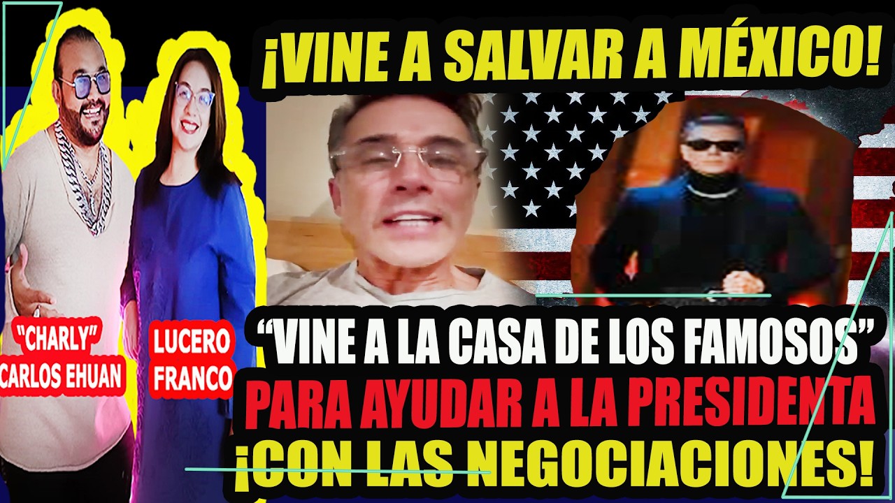 ⚠️¡DE LA CASA DE LOS FAMOSOS A LA CASA BLANCA! Mayer asegura que va de Misión Diplomática