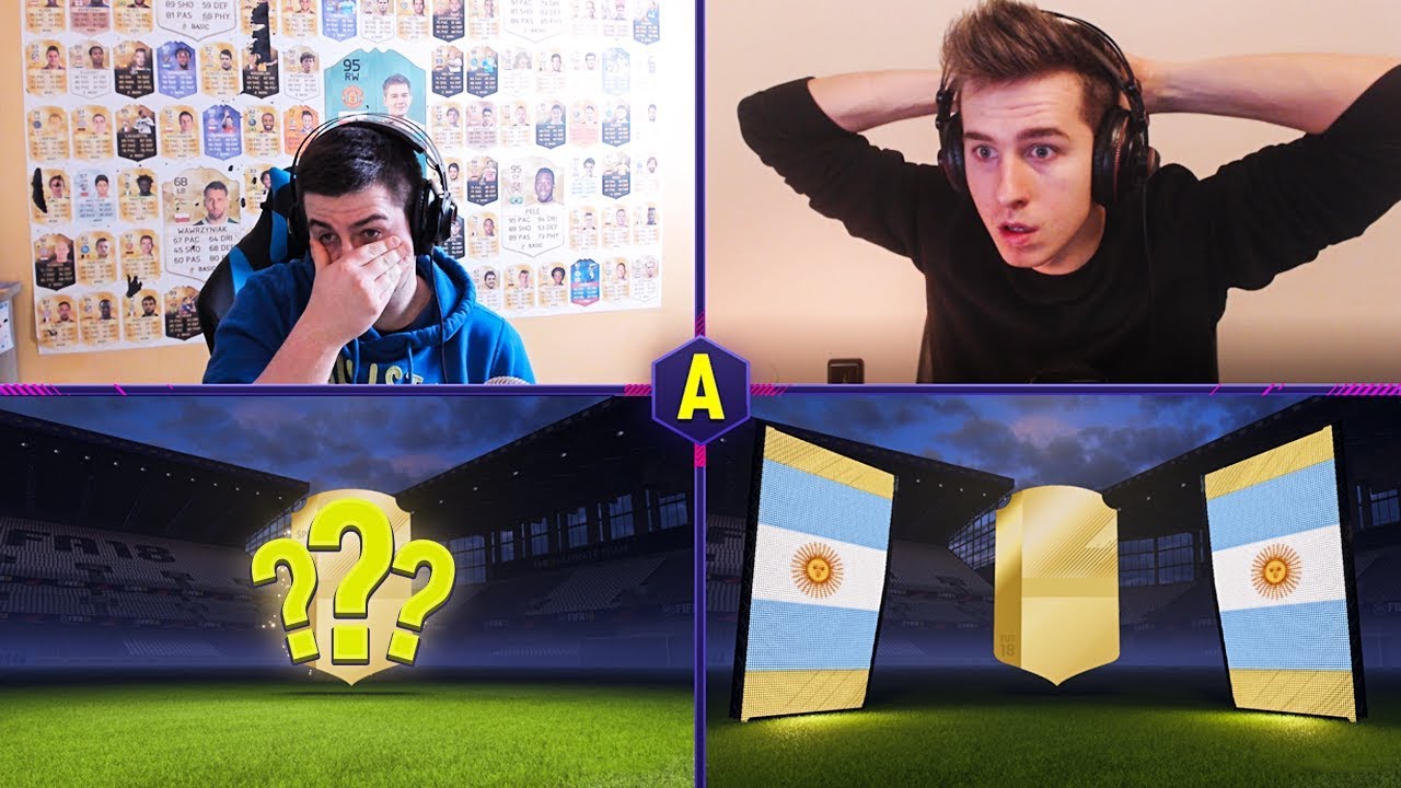 SZALONY PACK AND PLAY! ADRYAN VS JUNAJTED! | FIFA 18 ULTIMATE TEAM