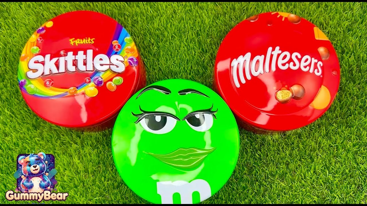 The Most Colorful Unboxing: M&M's Satisfying ASMR  #asmr #candyopening #satisfying #unboxing