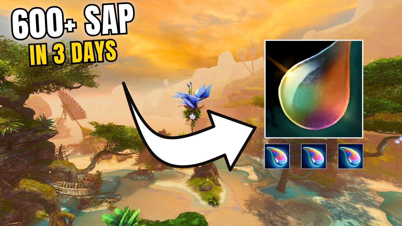 Guild Wars 2: Fastest Chromatic Sap Farm for Legendaries (600+ in 3 Days)