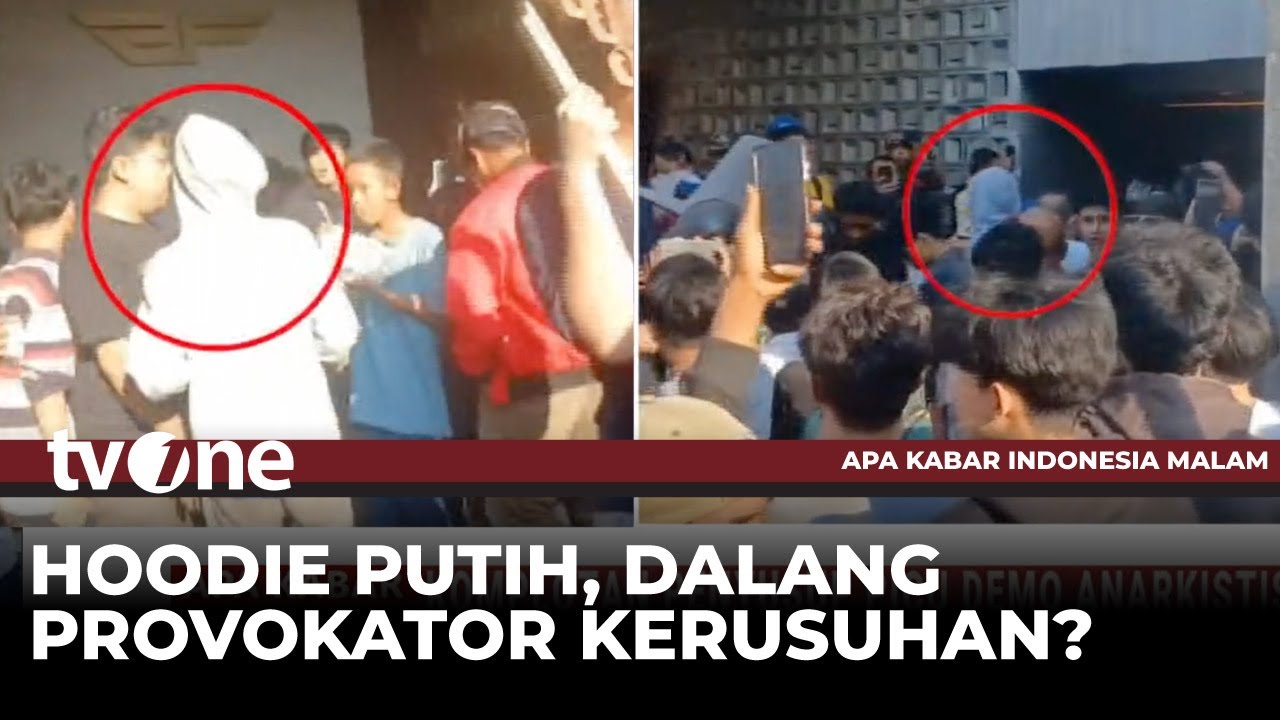 Sosok Misterius Pria Hoodie Putih Dalam Aksi Demo jadi Sorotan | AKIM tvOne