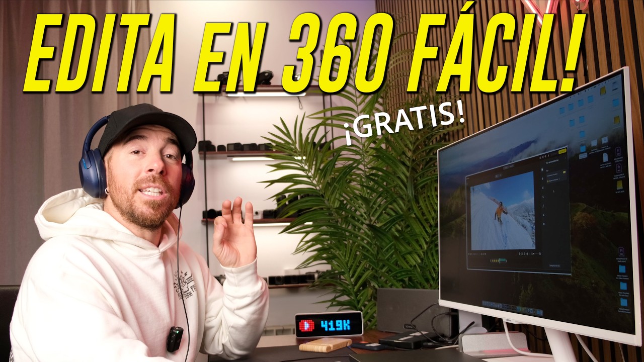 CÓMO EDITAR vídeos 360 GRATIS en 2025 (CUALQUIER cámara!!!)