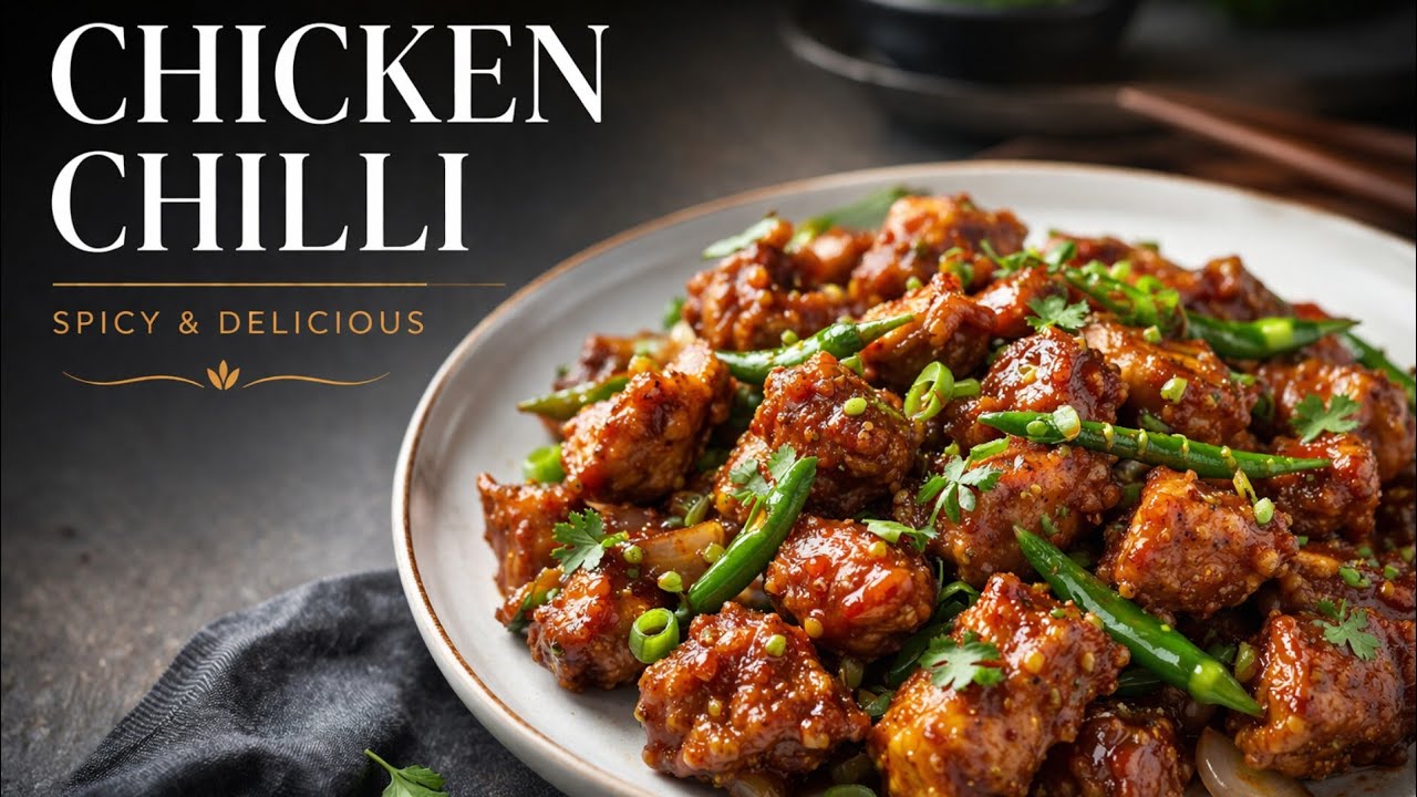 Chicken Chilli | Chilli Chicken Recipe|Street Style Chicken Chilli Recipe | Chicken Chilli at Home