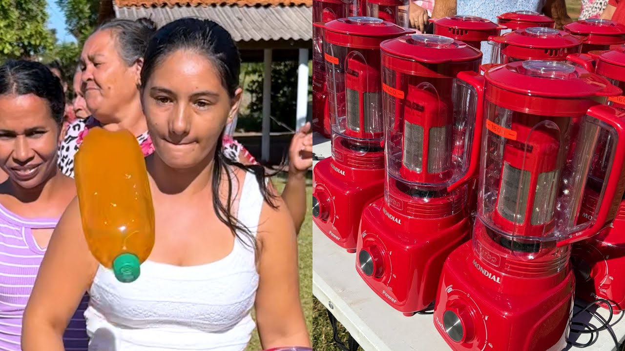 DESAFIO NO INTERIOR: ACERTE A GARRAFA E GANHE 1 LIQUIDIFICADOR!