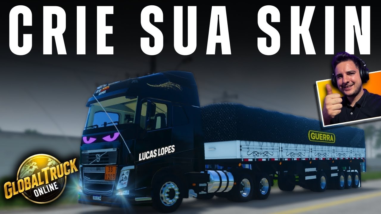 COMO CRIAR SKINS NO GLOBAL TRUCK ONLINE – PASSO A PASSO COMPLETO!