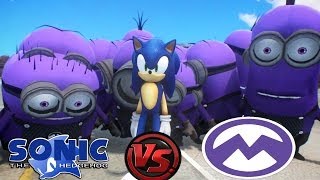 Sonic Hedgehog VS Evil Minion EPIC BATTLE