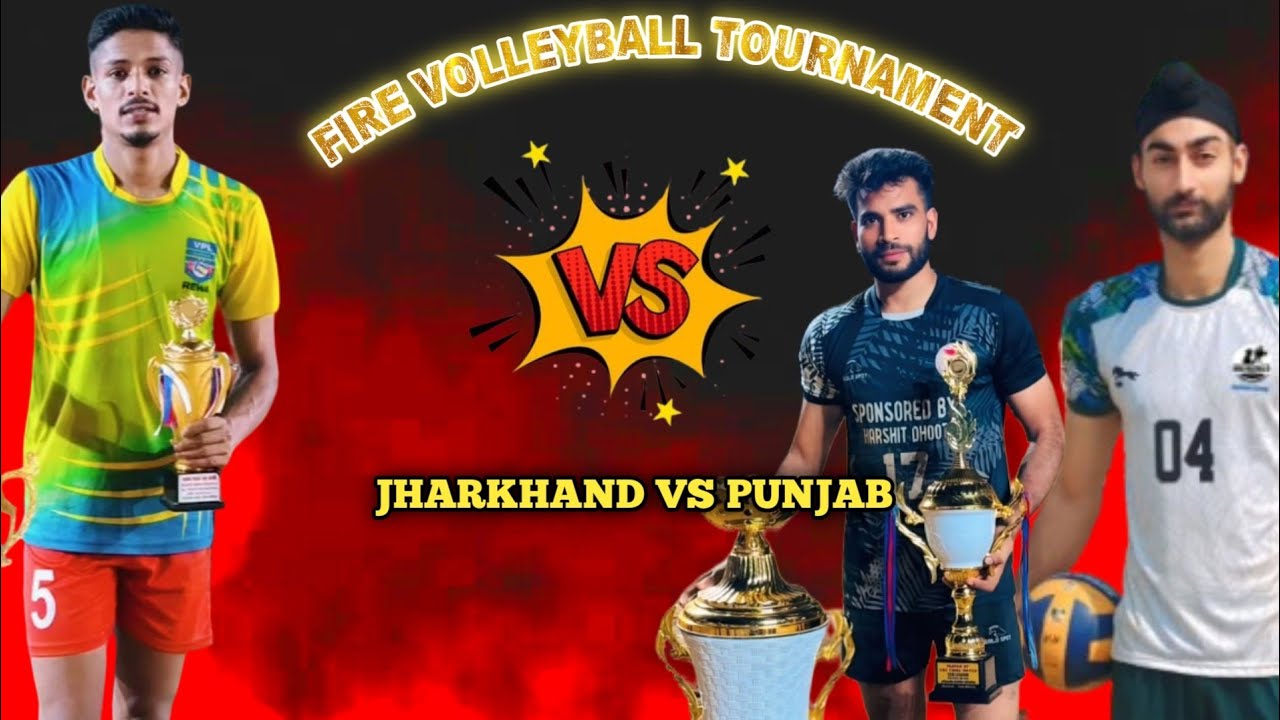 Karan Sandhu,SRK, VS DEVA,ASHIF Jharkhand VS PUNJAB VOLLEYBALL MATCH IN WEST BENGAL 