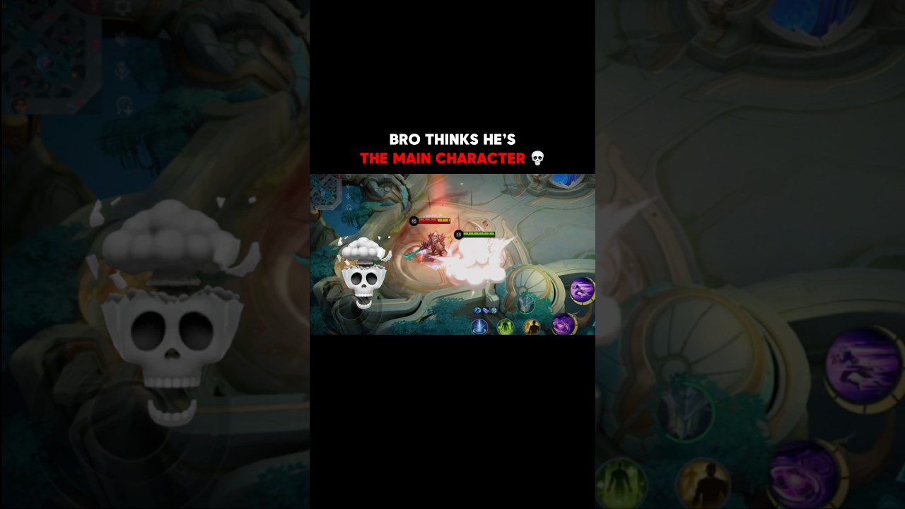BRO THINKS HE&rsquo;S THE MAIN CHARACTER 💀 #mlbb #mobilelegends #MLBBCreator #MLBBNEXT2025 #Dyr #dyrroth