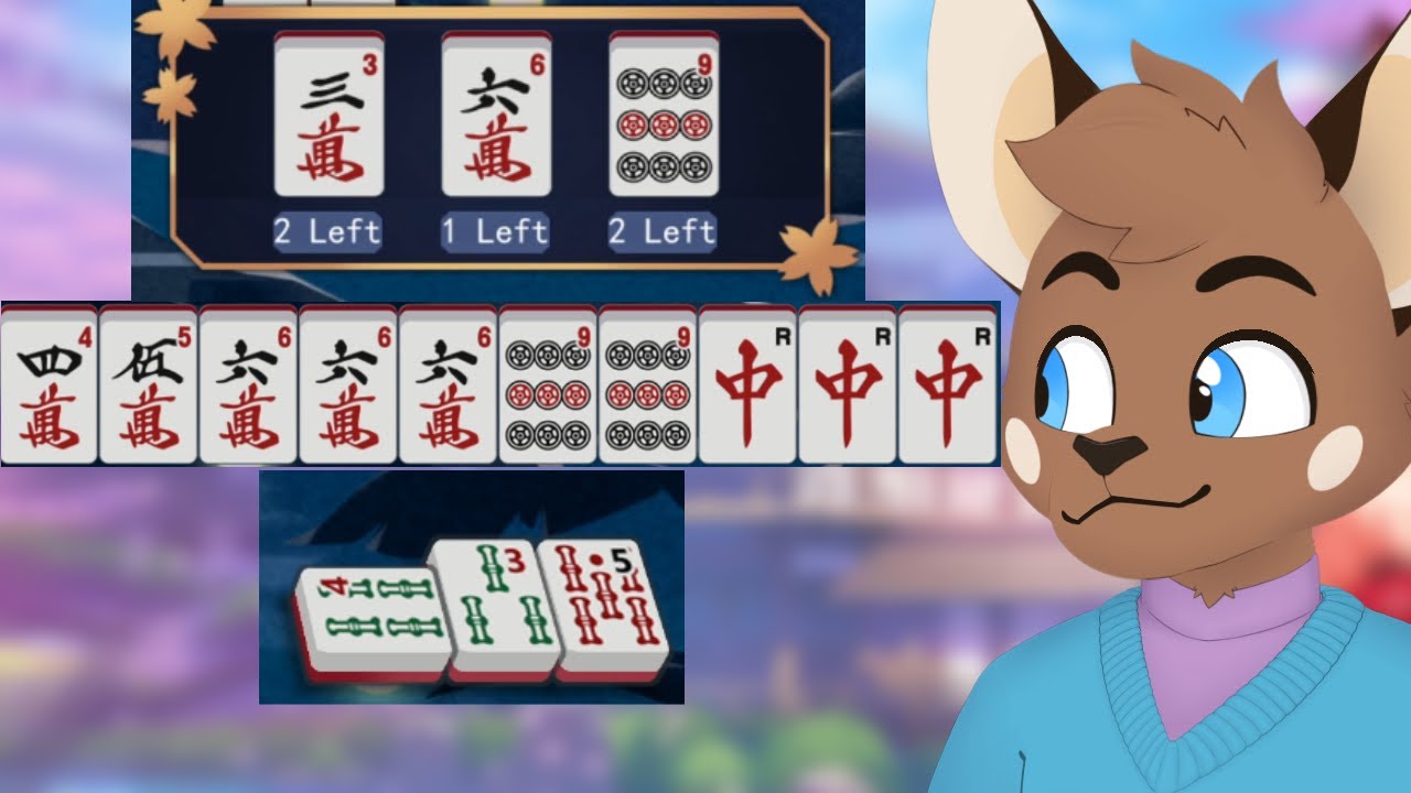 Самые безумные трёхсторонние ожидания — VTuber играет в Mahjong Soul — Часть 15
